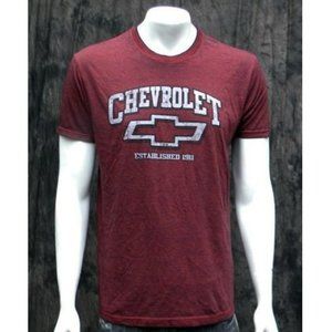 Chevrolet Established 1991 Burgundy Color T-Shirt